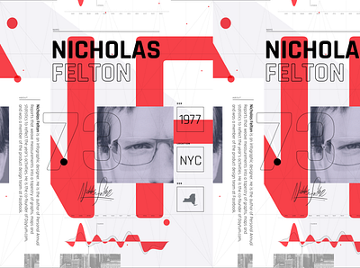 Felton branding data design experimental felton feltron infographic layout new york typography