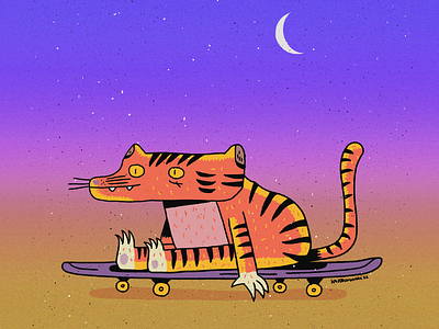 Tiger graphic design illustration tiger