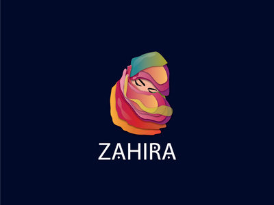 Logo Zahira art brand and identity branding concept branding design icon logo yunii design z zahira