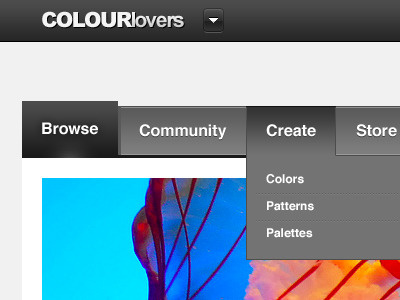Home - Iteration #2 color colour colourlovers colourlovers.com design interation redesign