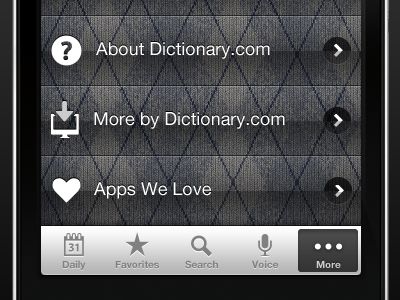 Dictionary.com iPhone App