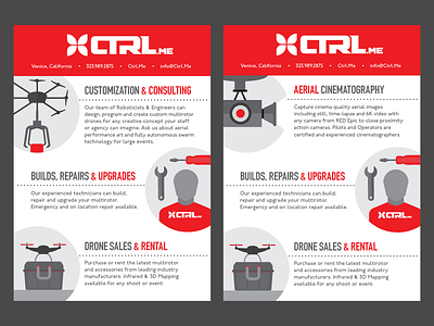 Drone Flyers camera clean drone flyer icon infographic minimal phantom technology tools