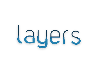 Layers Typography blue font free graphic design layers logo museo méxico new typography user experience