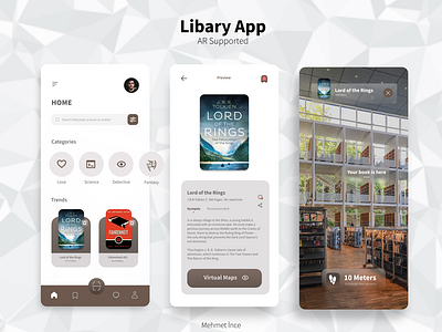 AR Supported Libary App