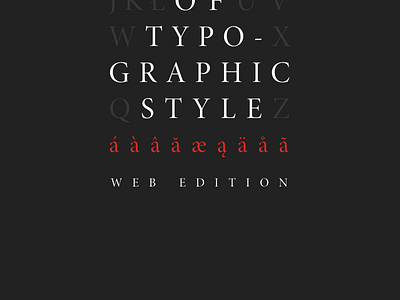 The Elements of Typographic Style (Web Ed.)