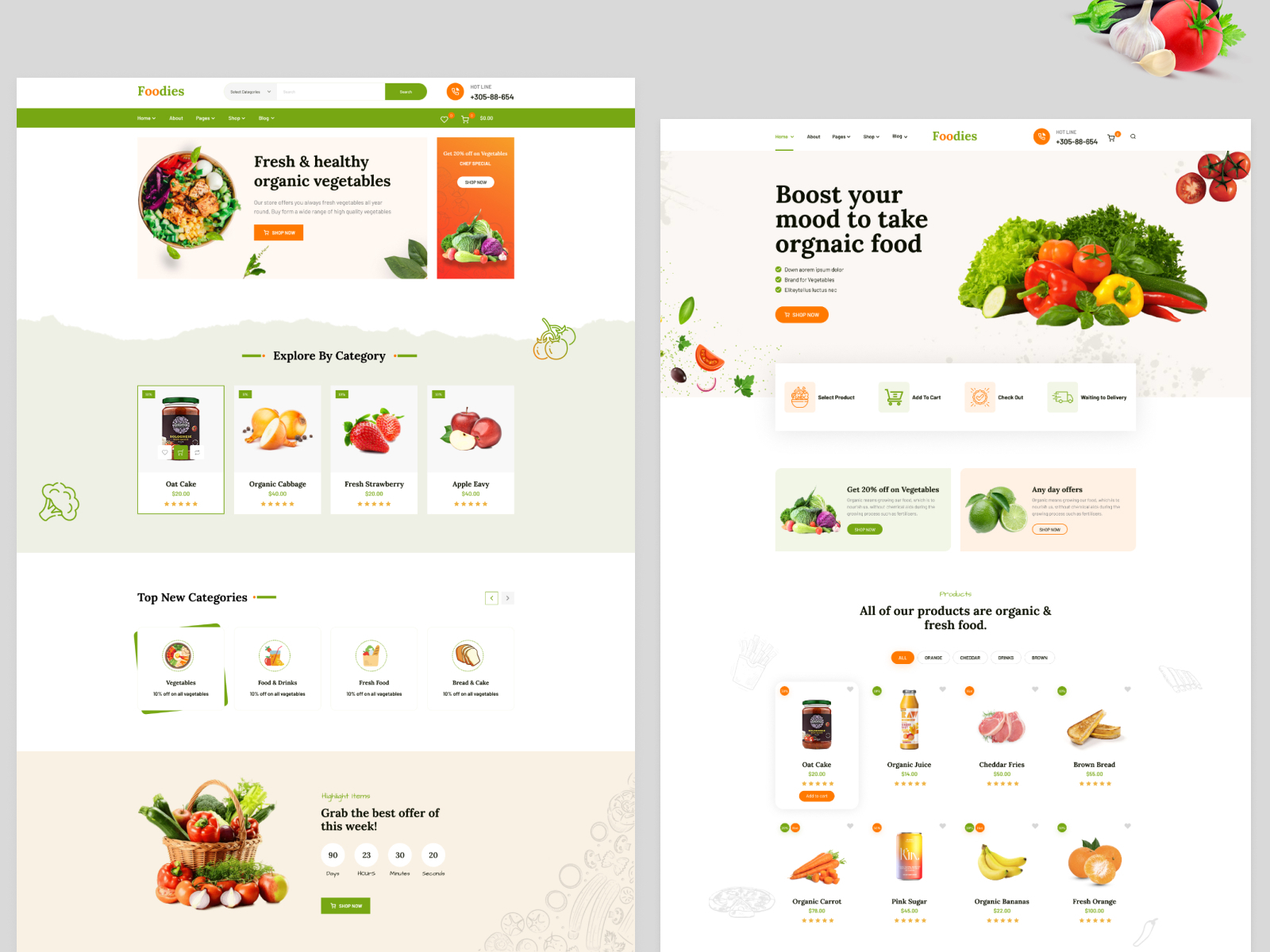 Foodies - Food Delivery Landing Page 🍕 by Md Rifat 🔥 on Dribbble