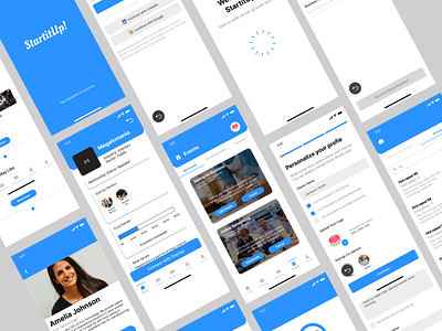 StartItUp! application app branding design graphic design icon logo ui ux