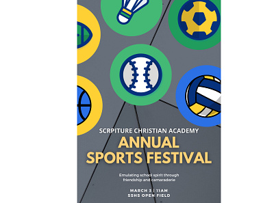 Sports Festival (Poster) design graphic design illustration logo poster
