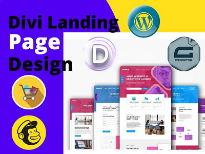 I will design wordpress website divi builder and divi theme businesswebsite design divibuilder divilandingpage divitheme diviwordpress elementorlanding responsivewebsite squeezepage wordpress wordpresslanding wordpresswebsite