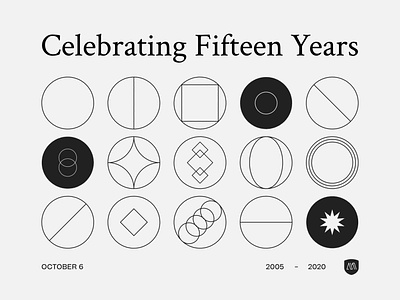 15 Year Malleversary 15 anniversary branding design fifteen