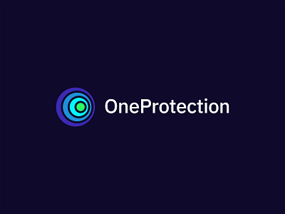 OneProtection Logo brand branding illustration logo minneapolis planet vector