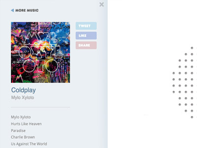 iPad Music Player ipad music player ui ux