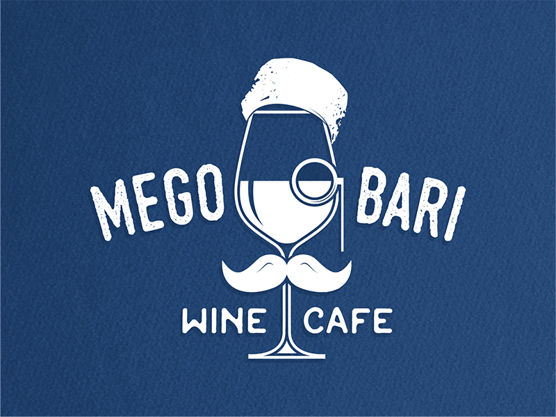 Logo for a wine cafe shop. branding cafe georgia label design logo logo deisgn vector wine wine cafe wine label wine shop