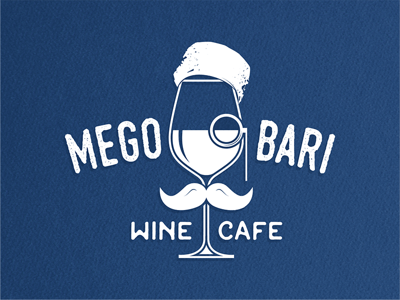 Logo for a wine cafe shop. by Sergey Gura on Dribbble
