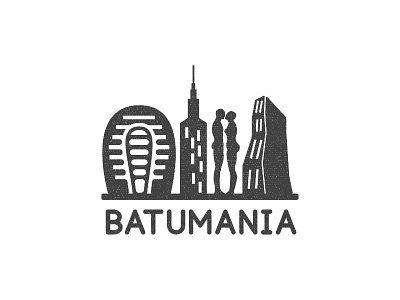 Batumi, Georgia batumi branding design flat georgia icon illustration label design logo vector