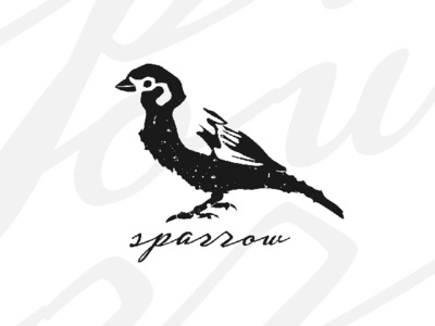 logo design for the club of free writers. branding design flat illustration label design logo logo deisgn sparrow vector writers