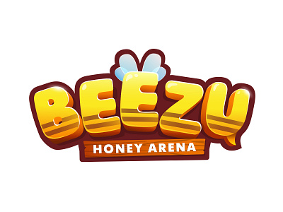 Sweet logo for a new app adobe illustrator app bee bee logo branding cartoon design flat game game logo graphic design honey icon illustration logo logotype vector