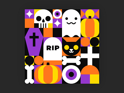 Happy Halloween pattern