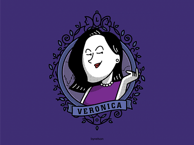 Veronica character design fanart illustration illustrator riverdale vector
