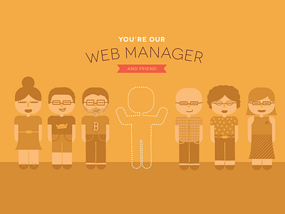 Be our web manager? 