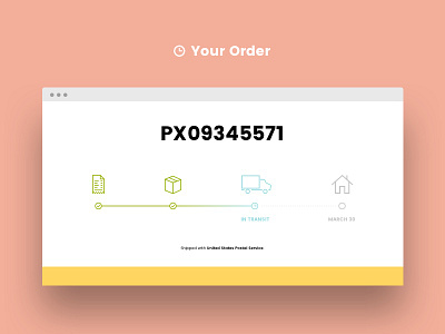 Track Your Order buying daily ui order ordering progress bar shipping