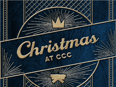 Christmas christmas church custom type foil illustration jesus texture