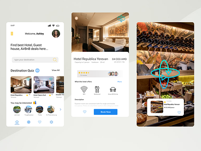 Hotel Booking Application Mockup