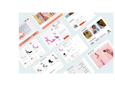 DROPP E-commerce Website UI branding design e commerce graphic design illustration logo ui ux website