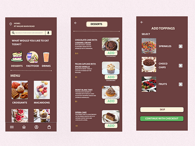 Deliciux food ordering app app design figma foodorderingapp mobileapp ui ux