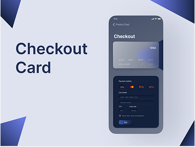 Credit Card Checkout Form #dailyui #002 dailyui design glassmorphism neumorphism ui