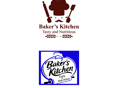 Baker's Kitchen Logo Designs