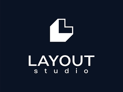 Layout studio branding graphic design logo