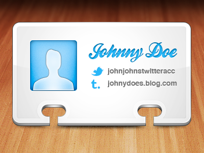 Johnny card id identity johnny tumblr twitter vcard wood