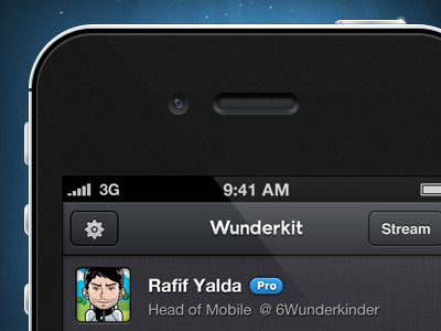 iPhone app iphone mobile phone wunderkit