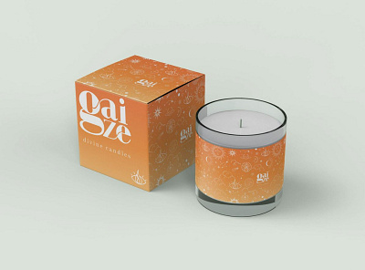 Identity design for Gaize candles branding logo packaging packagingdesign