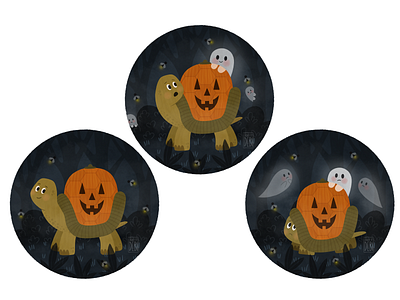 Halloween mini short illustration