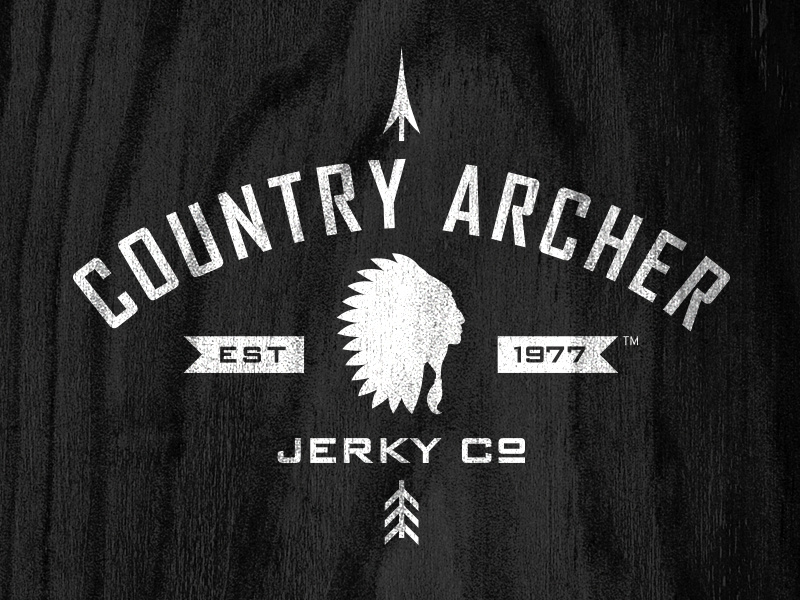 Country Archer Jerky Co. by Cesar Sanchez on Dribbble