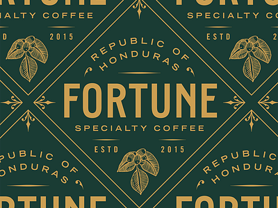 Fortune Logo badge badge logo coffee logo