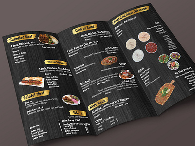Indian Kebab menu adobe illustrator adobe photoshop branding design graphic design illustration logo menu restaurant