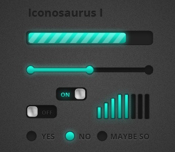 Iconosaurus I glow iconosaurus interface