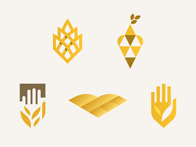 Kansas based logo exploration bird hand kansas land wheat