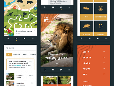 Zoo Mobile Website by Gardner Design on Dribbble