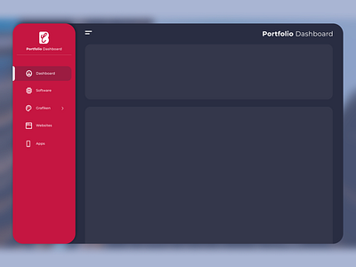 Dashboard Interface design dashboard design desktop interface menu ui