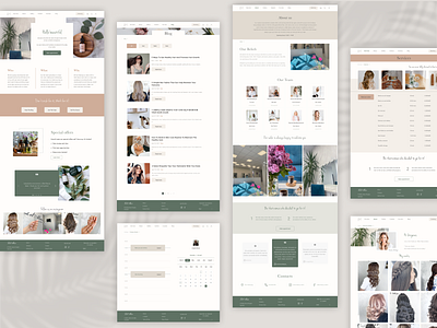 UX/UI Design Course Guided Project For LilMar Beauty Salon design research ui uidesign ux uxdesign