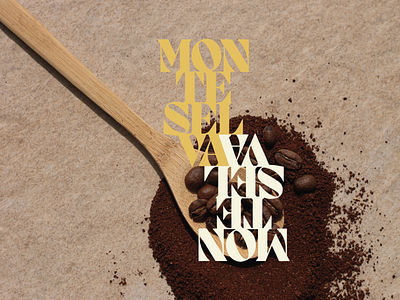 Monteselva Café x Uncanny branding design icon illustration logo typography vector