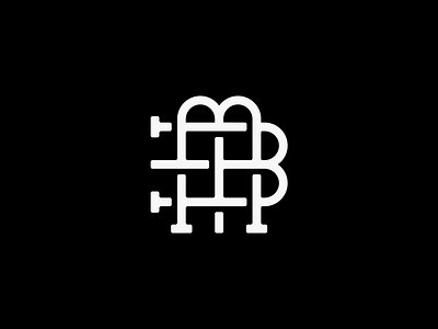 Mike Barroso Monogram x Uncanny branding design icon illustration logo monogram typography vector