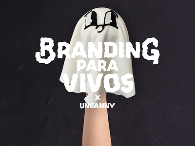 Branding para vivos x Uncanny branding design graphic design icon illustration logo typography vector