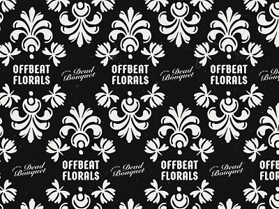 Offbeat Florals brand identity branding design florals flower branding flower shop graphic design logo