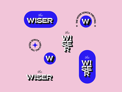 The Wiser brand identity branding design graphic design logo logo suite