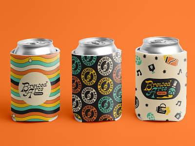 Brewed Arts Festival art beer brand identity branding design event branding festival branding graphic design logo